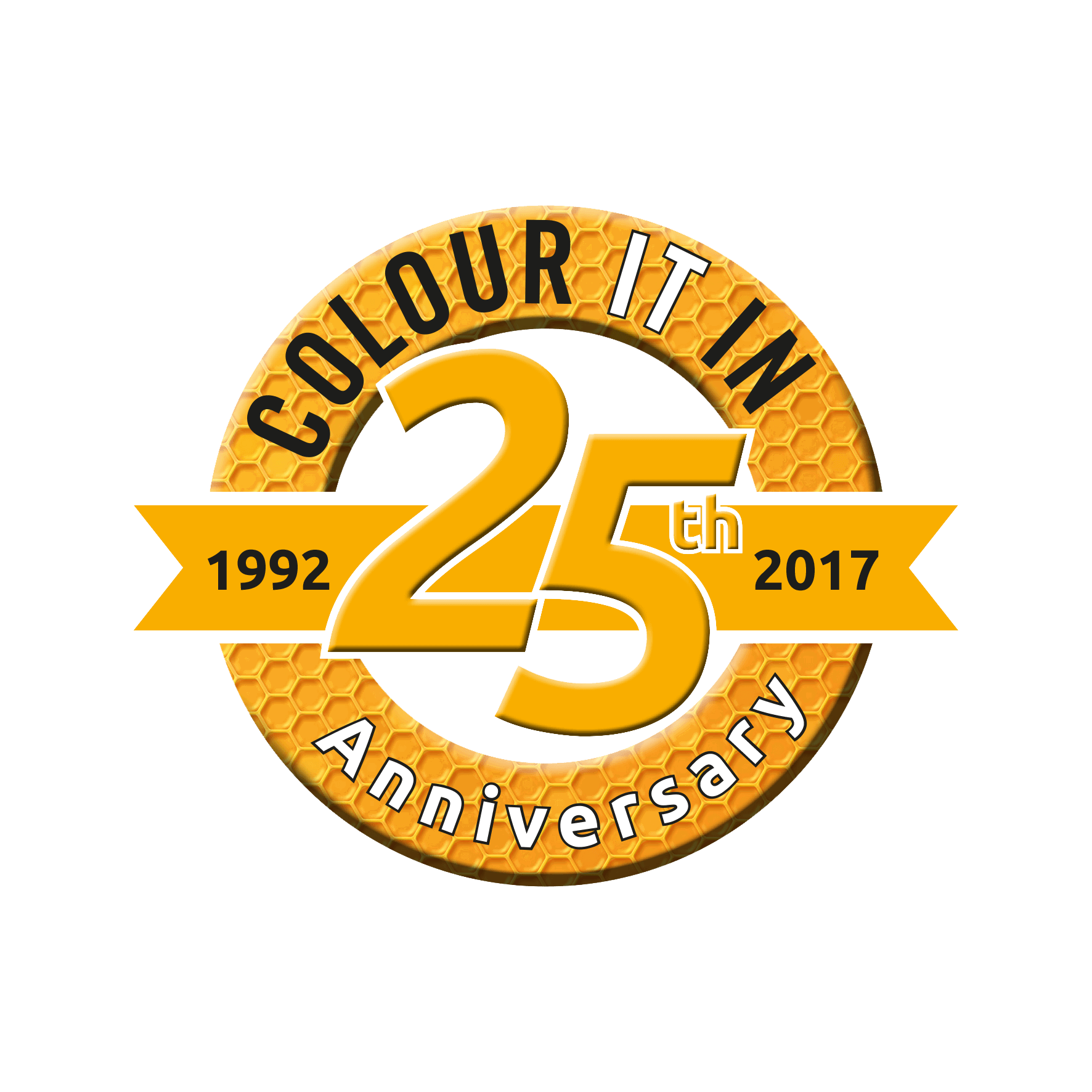Colour It In 25 Years in Print & Marketing Logo Colour It In 25 Years in Print & Marketing Logo