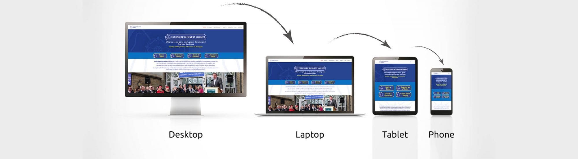 Responsive websites designed by Colour It In