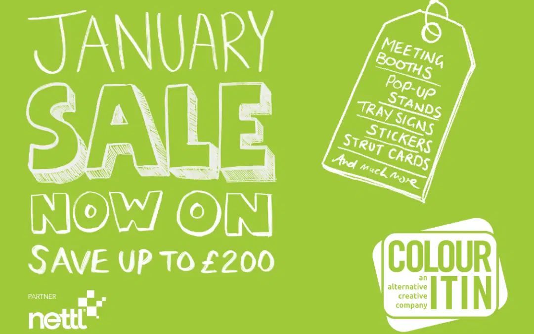 January Sale Now On – Exhibition Display
