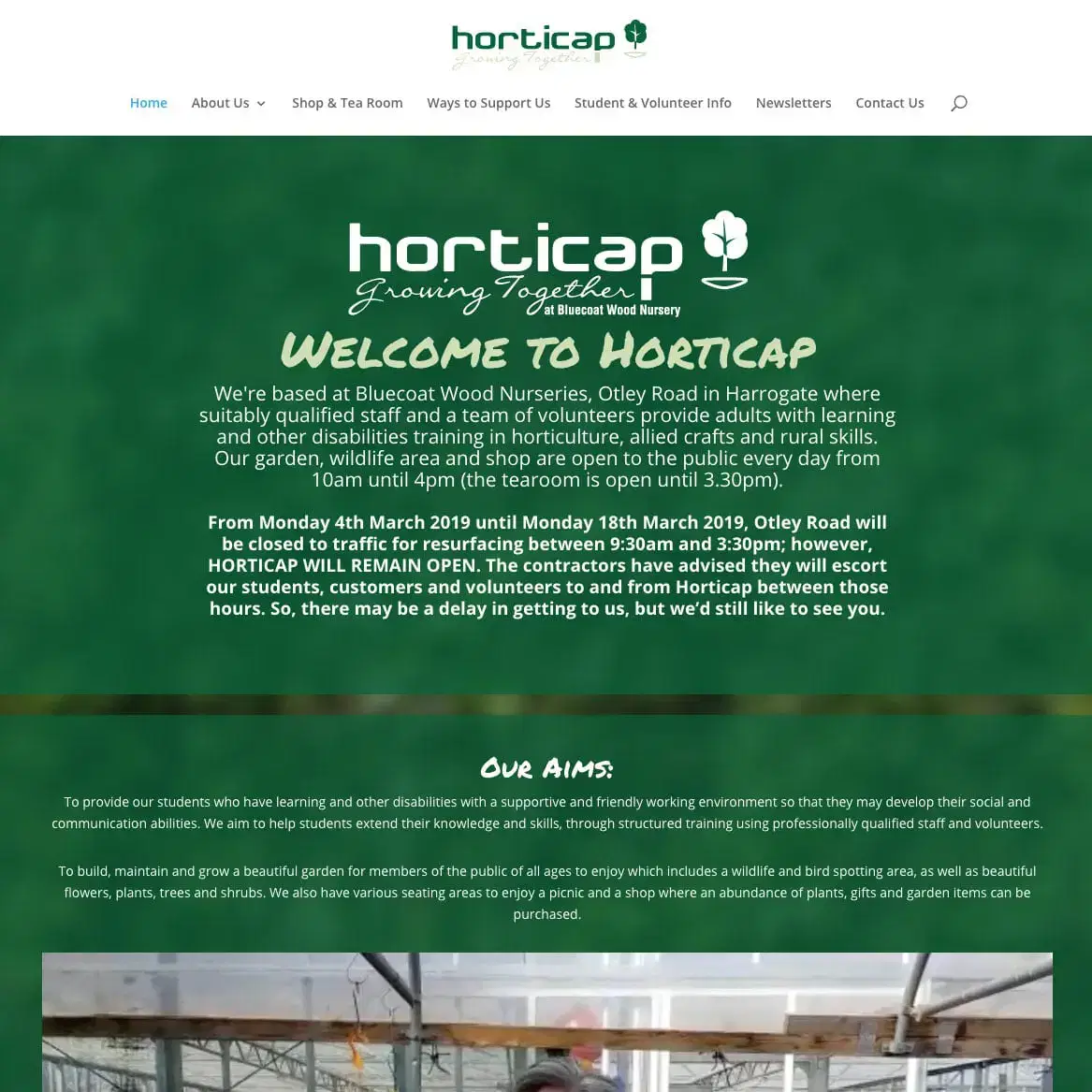Website Design for Horticap Website Design for Horticap