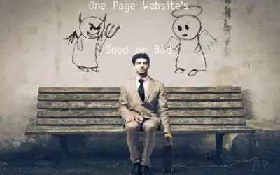 One Page Websites Good or Bad?