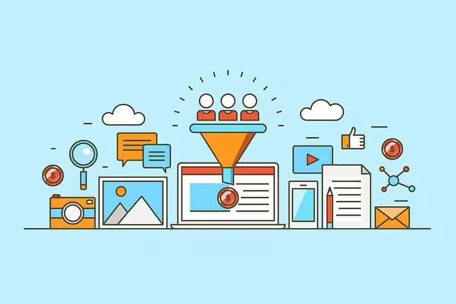 To describe the website process