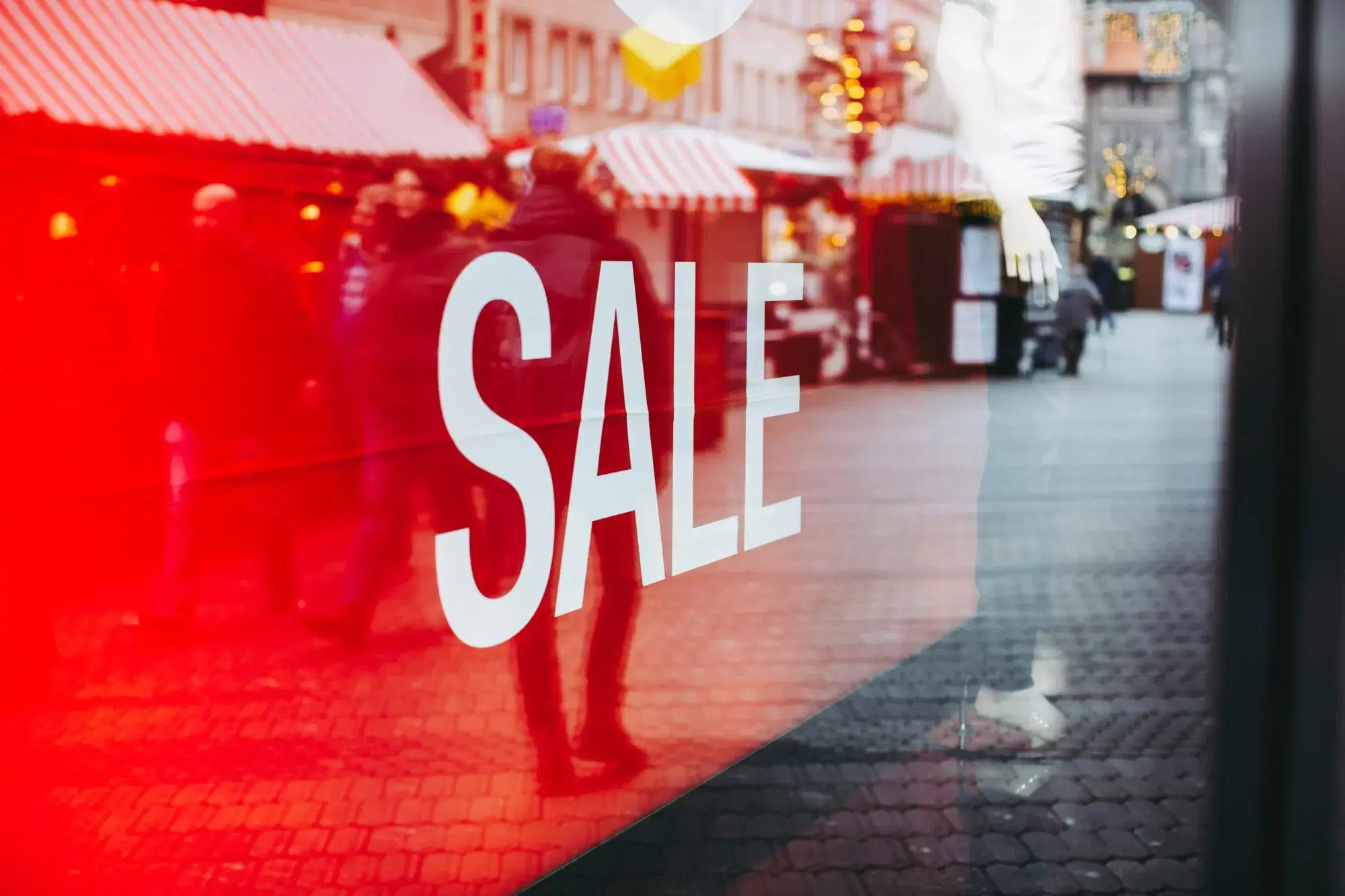 sale outside shop