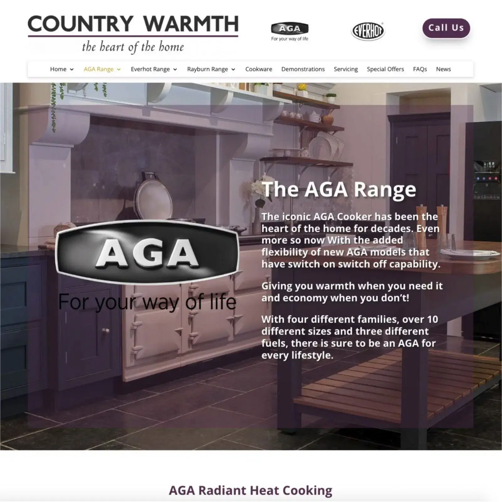 Website Design for Country Warmth Website Design for Country Warmth