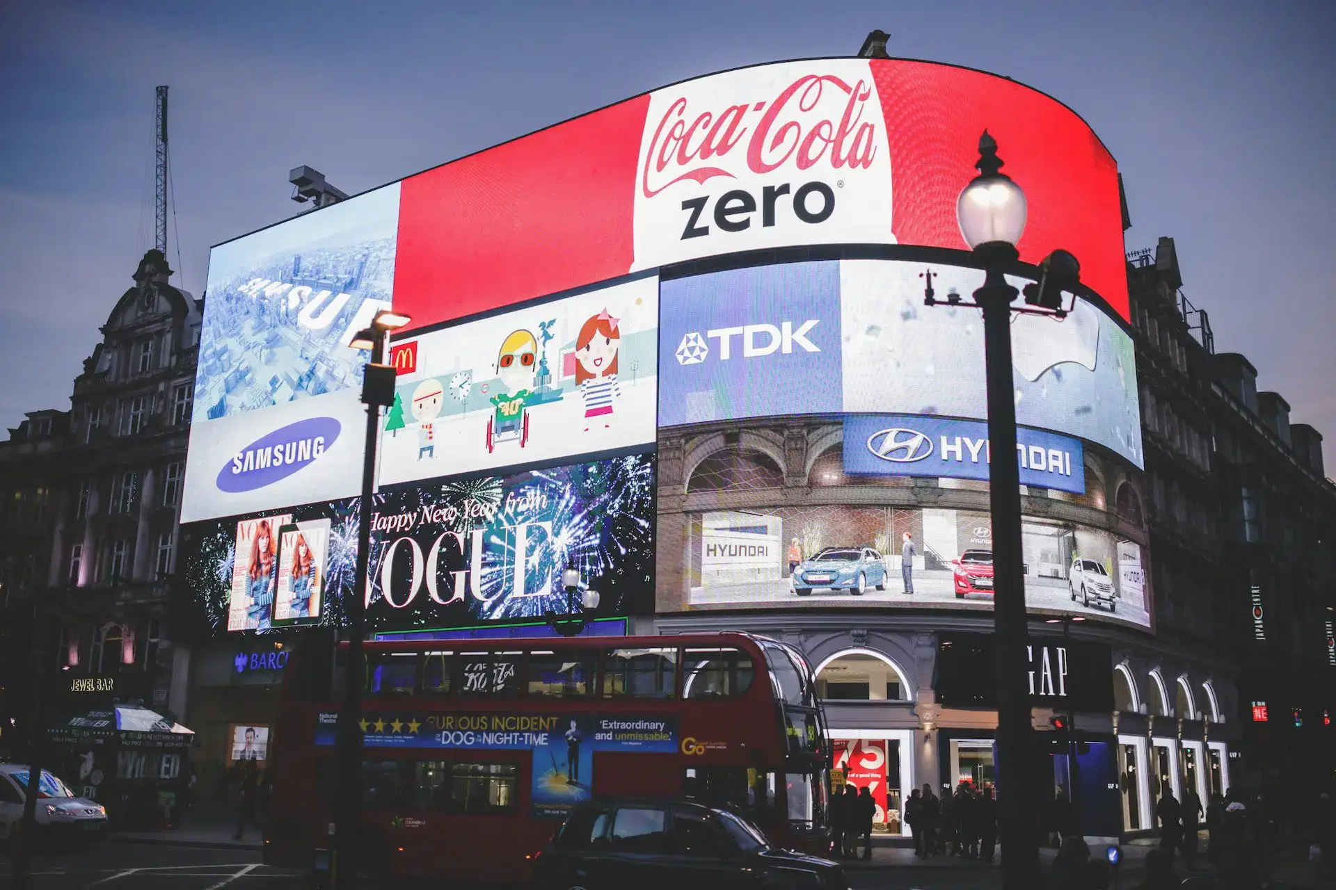 marketing consultancy benefits include ads on large screen in city
