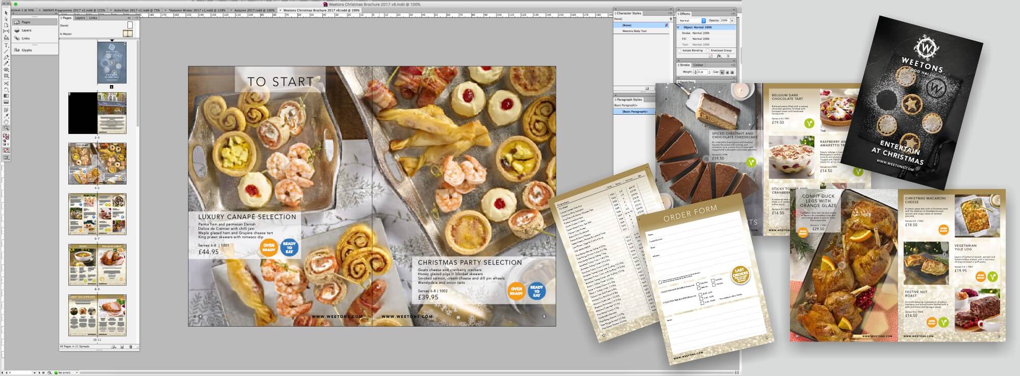 Weetons Christmas Brochure Design & Print Weetons Christmas Brochure Design & Print