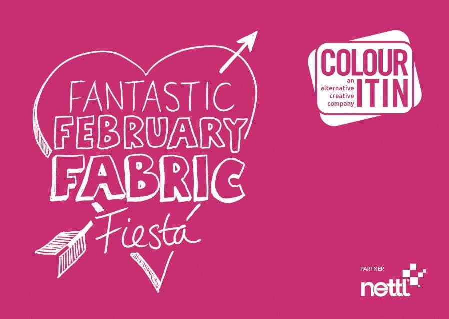 Fantastic February Fabric - Colour It In