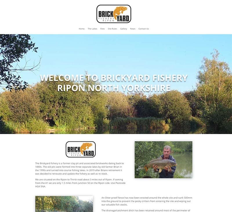 Brickyard Website Homepage