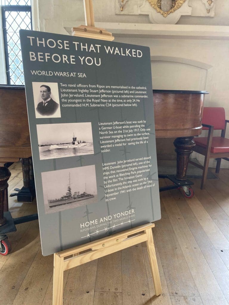 Ripon Cathedral War Exhibition