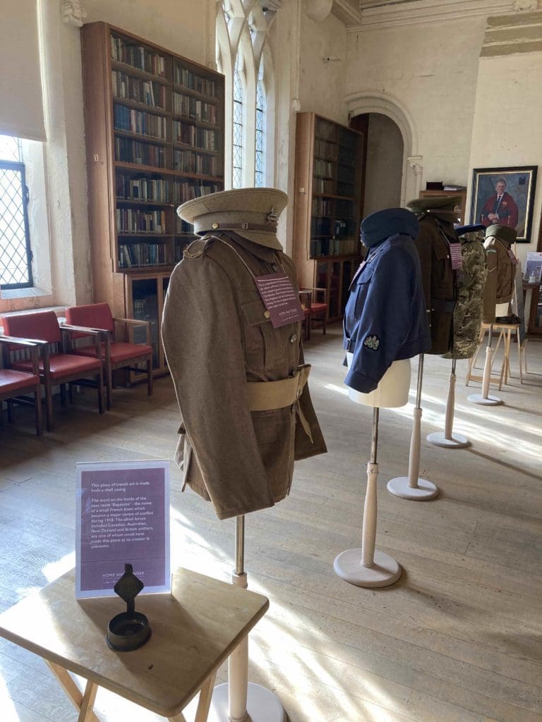 Ripon Cathedral War Exhibition Uniforms 1