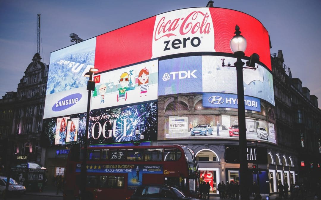 marketing consultancy benefits include ads on large screen in city