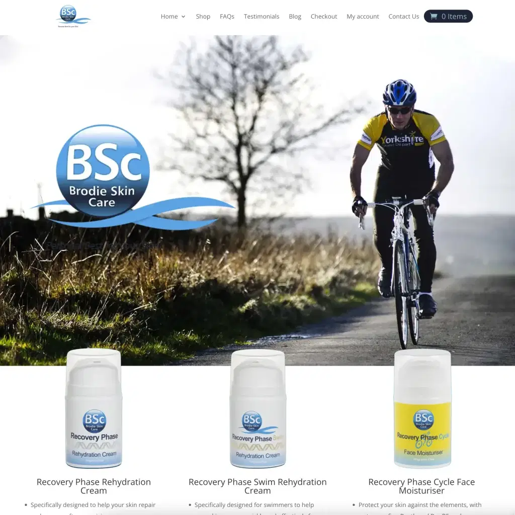 Brodie Skin Care Website TMT, What we do - Colour It In